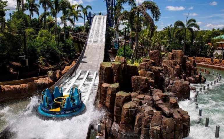 Infinity Falls at SeaWorld Orlando