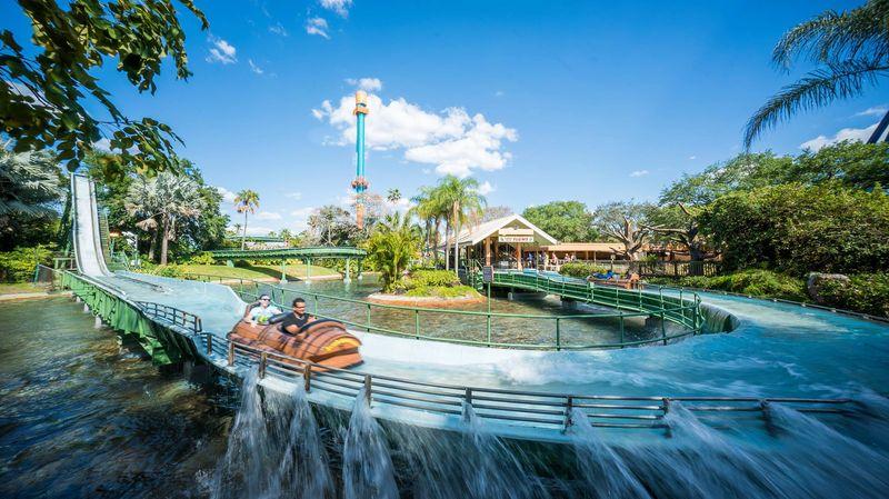 Parque Busch Gardens em Tampa: Stanley Falls Flume