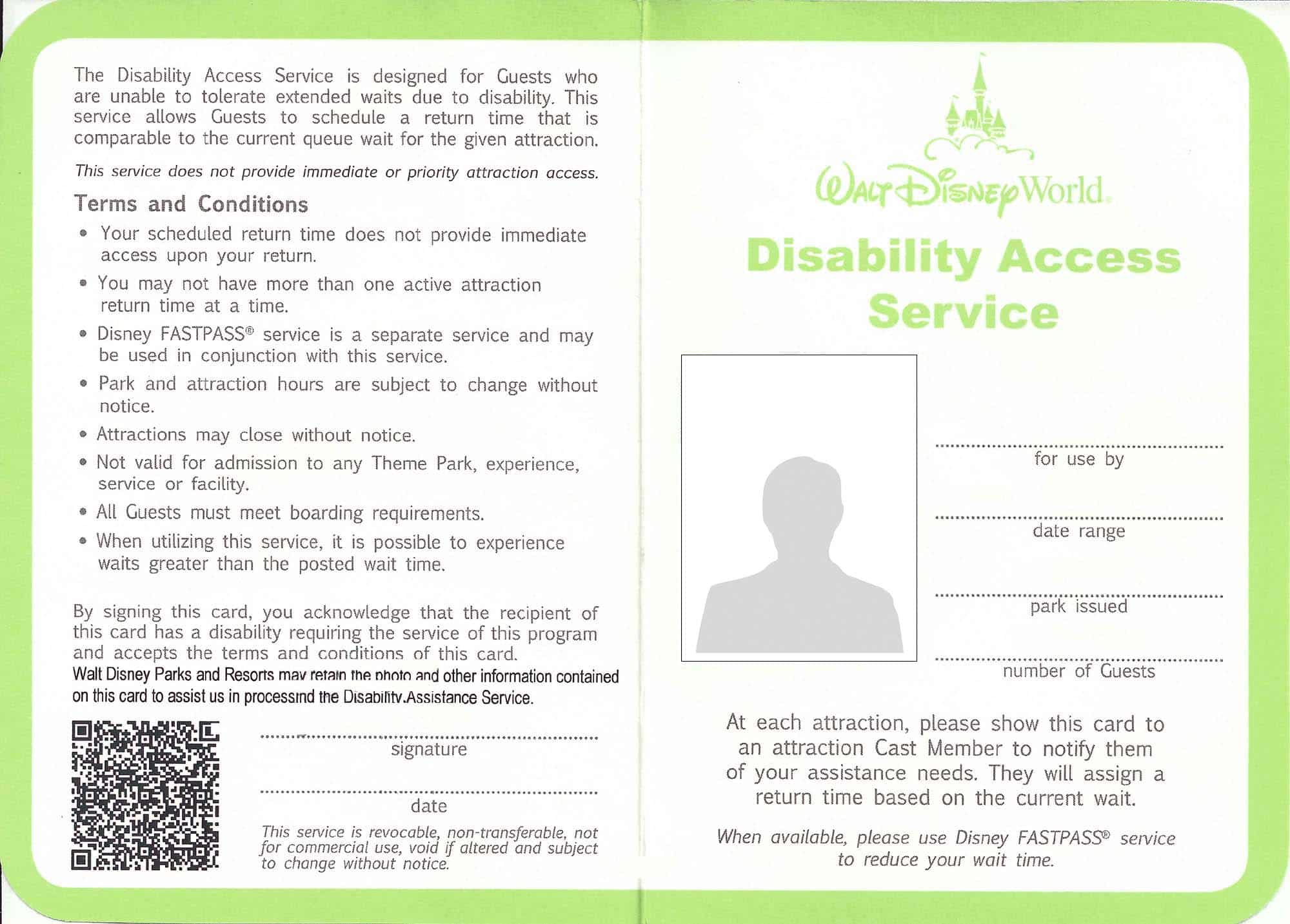 Resultado de imagem para disney world disability acces service